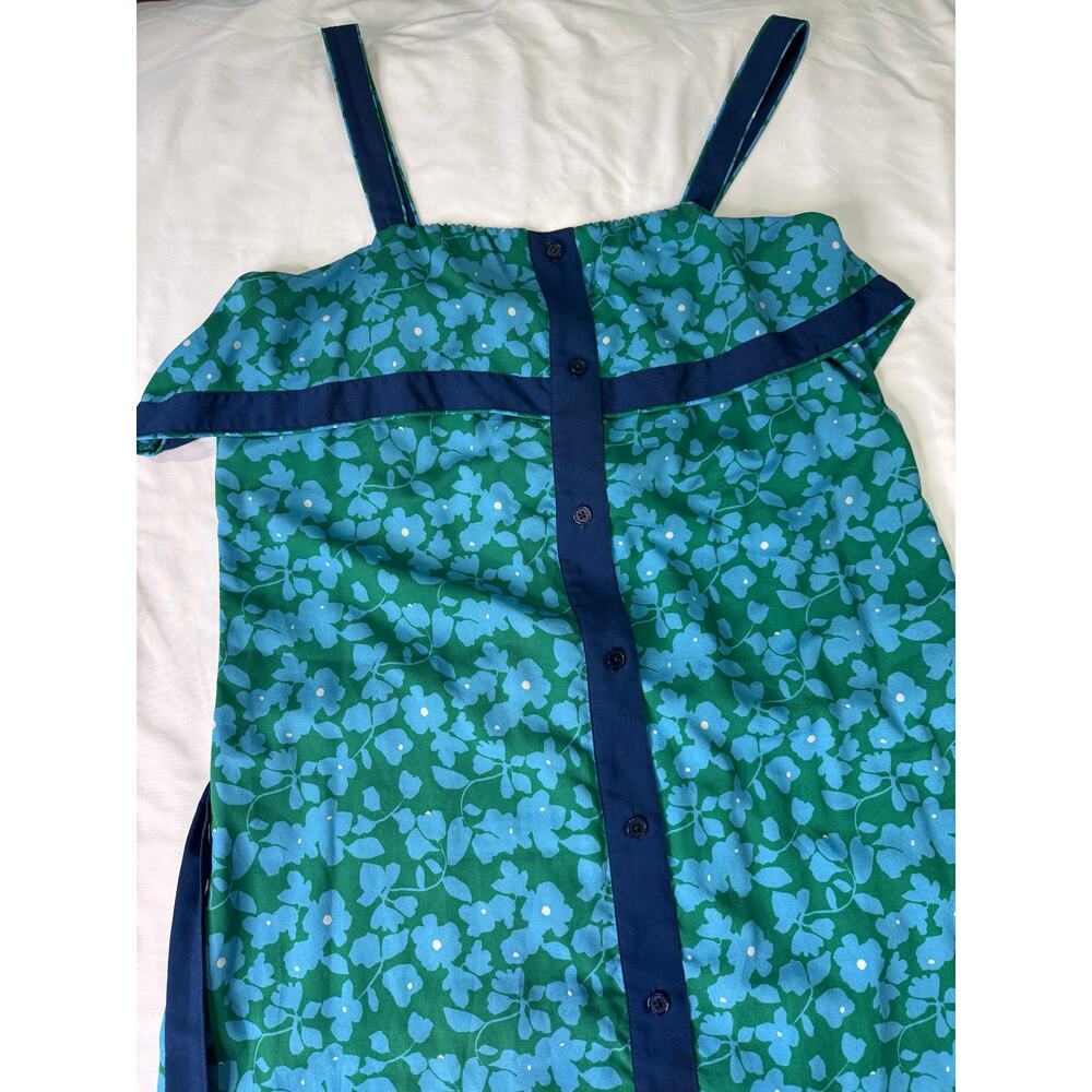 Derek Lam Crosby Floral Popover Midi Dress Size 12 - Picture 13 of 15